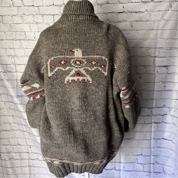 NWOT.100% wool sweater. Size L/XL. Handmade in Nepal. Lined. - Picture 7 of 8